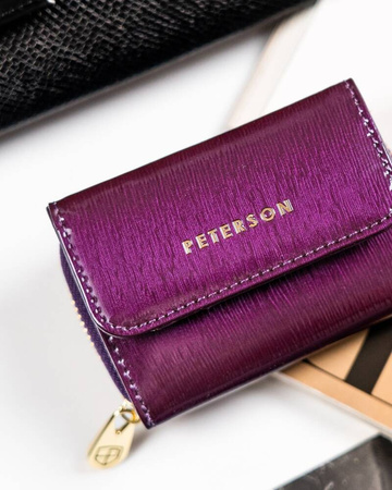 Kleine Damen-Geldbörse aus Lackleder – Peterson
