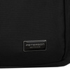 Schwarze, geräumige Damen-Laptoptasche aus Polyester – Peterson