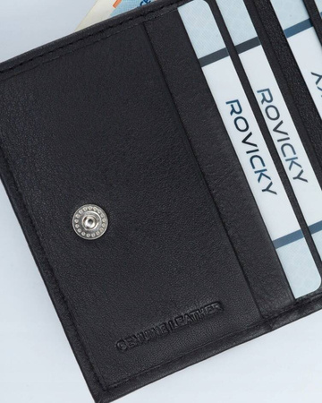 Kleiner praktischer Damen Geldbörse aus echtem Leder – Rovicky