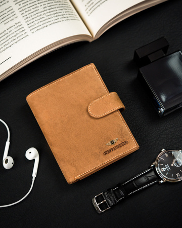 Herren Geldbörse aus Leder mit RFID Protect – Peterson