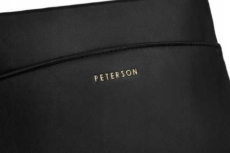 Damen Umhängetasche aus Öko-Leder mit abnehmbarem Gurt – Peterson