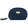 Dunkelblaue Kosmetiktasche aus synthetischem Material mit Reißverschluss – Peterson