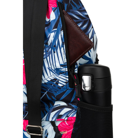 Turnbeutel aus Polyester mit modischem Pflanzenmuster – Peterson