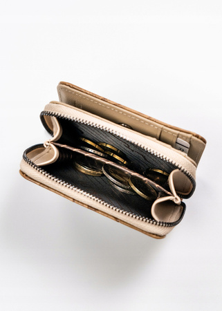 Kleine Damen Geldbörse aus Leder und Öko-Leder – 4U Cavaldi