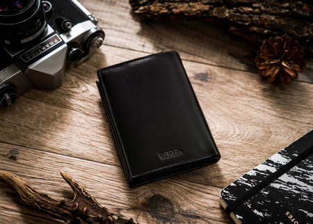 Vertikale Herren Geldbörse aus Echtleder mit RFID – Peterson