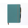 Grünes Notizbuch mit festem Einband, bedruckt mit Punkten – Peterson