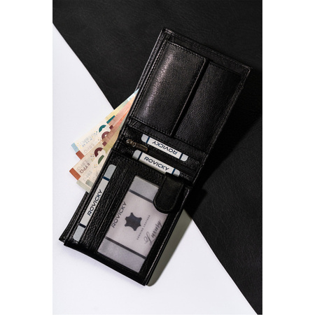 Klassische Herren Geldbörse für Karten und Dokumente mit RFID – Always Wild