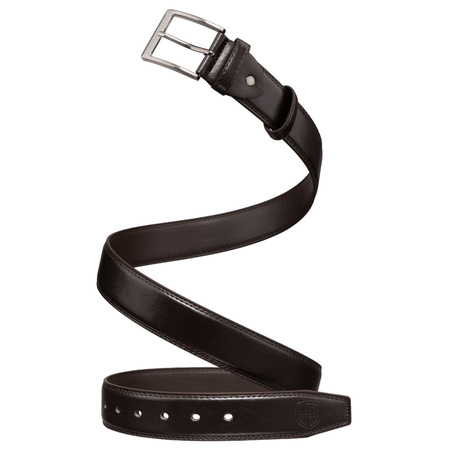 Brauner Herren-Gürtel aus Öko-Leder mit traditioneller Schnalle - Peterson