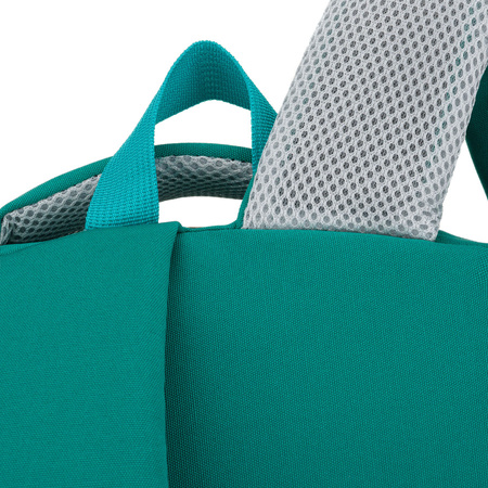 Grüner, jugendlicher Schulrucksack aus Polyester mit verstellbaren Schultergurten – Peterson