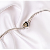 Silberner Charm Doppeltes Herz mit Zirkonia für Modulararmband – Peterson