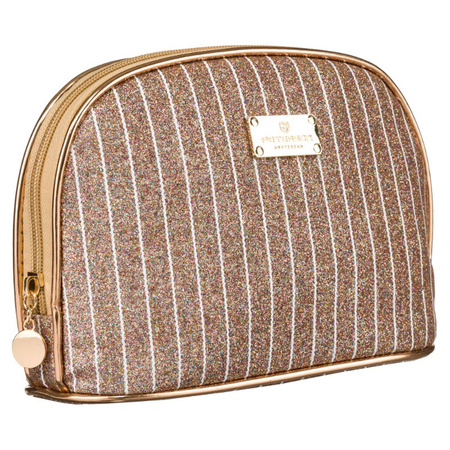 Kosmetiktasche für Make-up in Roségold – Peterson