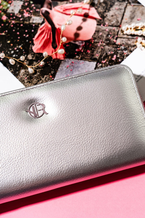 Elegante Damen Geldbörse groß mit Reißverschluss – Rovicky