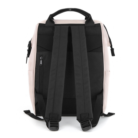 Rosa Damen Reiserucksack mit Tasche – Himawari