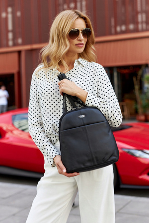 Kleiner Damen Rucksack aus echtem Leder – Rovicky