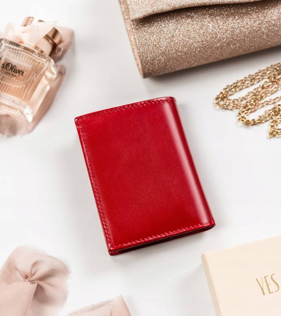 Kleine Damen Geldbörse aus Leder ohne Verschluss – Peterson