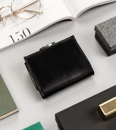 Kleine Damen Geldbörse aus Leder mit RFID-Schutz – Peterson