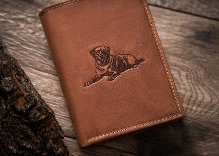 Große vertikale Herren Geldbörse aus Echtleder – Always Wild