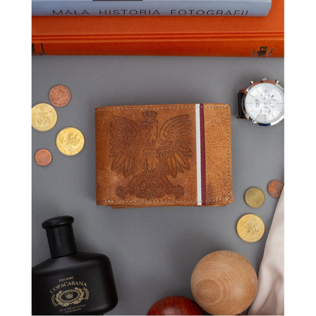 Große patriotische Herren Geldbörse mit RFID-Schutz