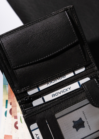 Herren-Geldbörse aus Leder ohne Verschluss - Always Wild