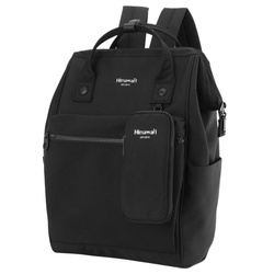 Schwarzer, vielseitiger Rucksack passend für DIN A4 – Himawari