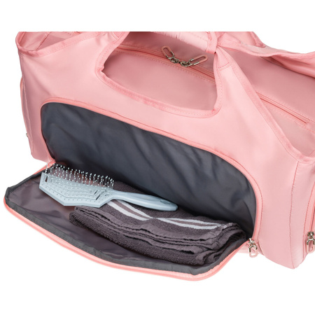 Peterson Wochenend-Reisetasche aus Polyester in Rosa mit Reißverschluss