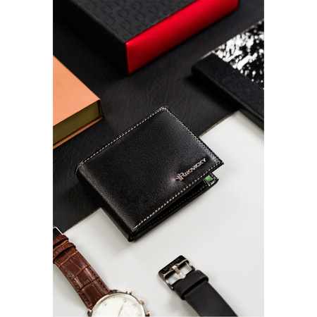 Kleine Herren Geldbörse aus echtem Leder – Rovicky