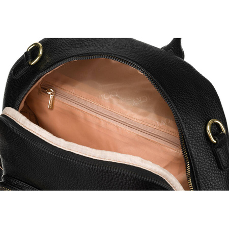 Damen-Rucksack mit Taschen in Schwarz – Rovicky