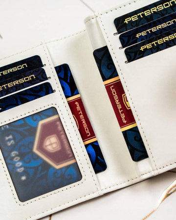 Geräumige Damen Geldbörse aus Öko-Leder – Peterson