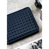 Marineblaue Herren Geldbörse mit geometrischem Muster – Peterson