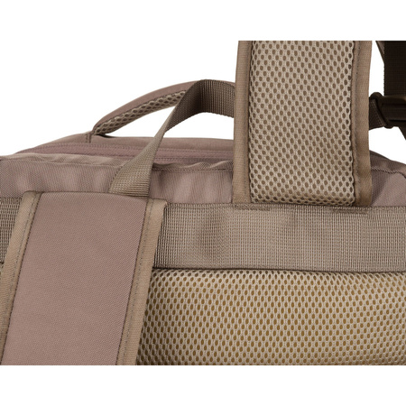 Beiger Reise-Rucksack aus Cordura mit USB-Anschluss – Peterson