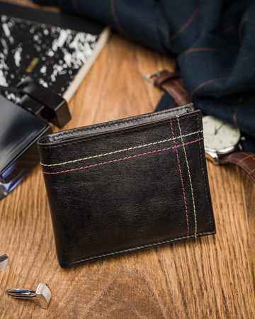 Herren Geldbörse aus Leder Always Wild® für Karten