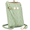 Mini Damen Handtasche in Grün mit abnehmbarem und verstellbarem Gurt – Rovicky