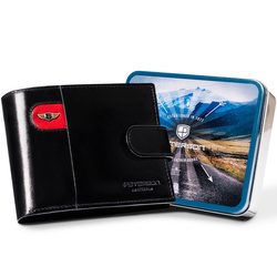 Große Herren Geldbörse aus echtem Leder mit RFID-Schutz – Peterson