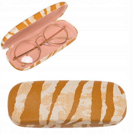 Elegantes Brillenetui mit Zebramuster – 4U Cavaldi