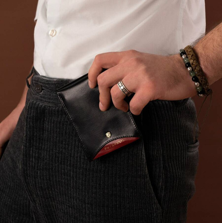 Herren Geldbörse aus Leder mit RFID-Schutz – Peterson