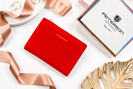 Kleine Damen-Geldbörse aus Öko-Leder – Peterson