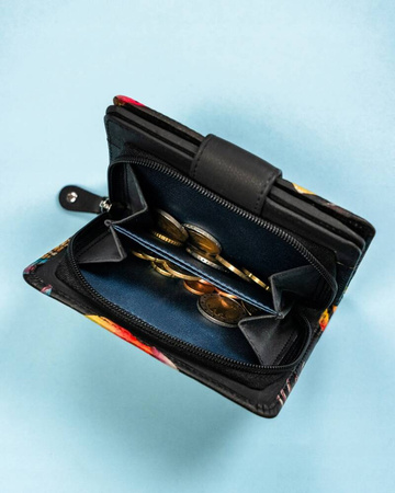 Große, vertikale Damen Geldbörse aus echtem Leder – Rovicky