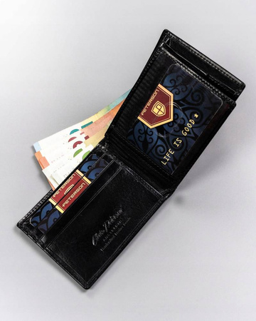 Kleine Geldbörse aus Leder ohne Verschluss – Peterson