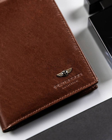 Große Herren Geldbörse aus Leder – Peterson