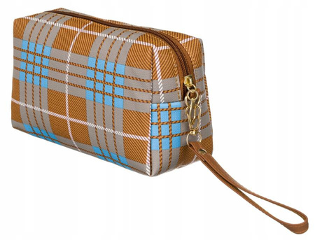 Reise-Kosmetiktasche für Damen im Karomuster – Rovicky