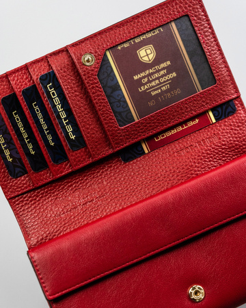 Große Damen Geldbörse mit doppeltem Münzfach – Peterson