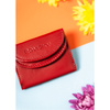 Kleine Damen Münzbörse aus rotem Leder – Rovicky