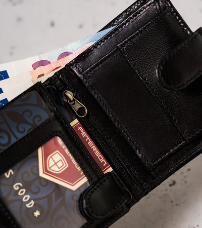 Kompakte Herren Geldbörse für Karten mit RFID Protect – Peterson