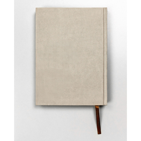 Graues Notizbuch mit festem Einband, bedruckt mit Punkten - Peterson