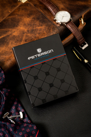 Klassische Herren Geldbörse aus echtem Leder – Peterson