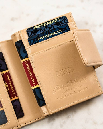 Kleine Damen Geldbörse aus Öko-Leder – Peterson