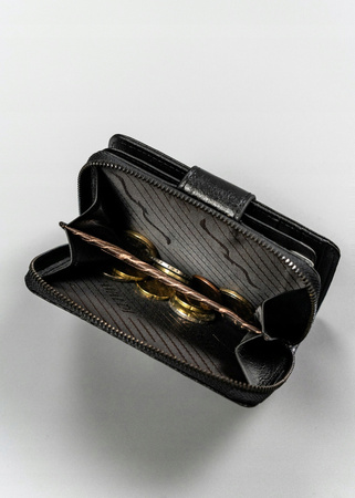 Vertikale Damen Geldbörse aus echtem Leder – 4U Cavaldi