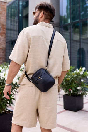 Herren Umhängetasche aus Leder für die Stadt – Peterson