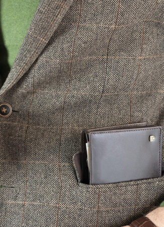 Klassische Herren Geldbörse aus Echtleder – Rovicky