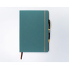 Notizbuch mit festem Einband in grün, im Format B5 mit Punktraster bedruckt - Peterson